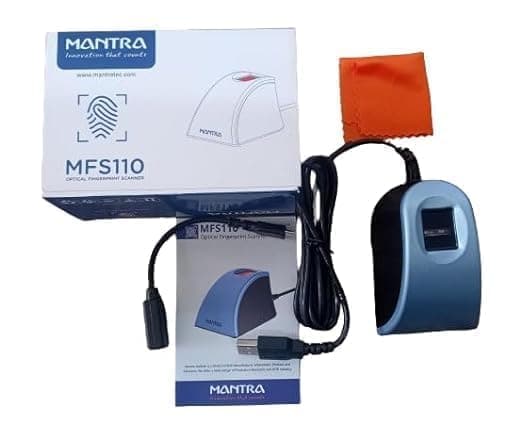 Mantra MFS 110 L1 Biometric Single Fingerprint Scanner — OrderKoro